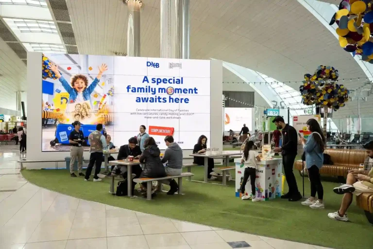 DXB hosts live caricature experience for International Day of Families