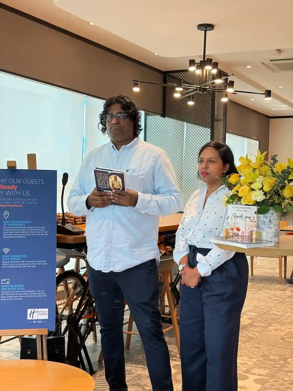 Holiday Inn Express, Greater Noida, Hosts Book Reading Session with South African Author Angelina Govender