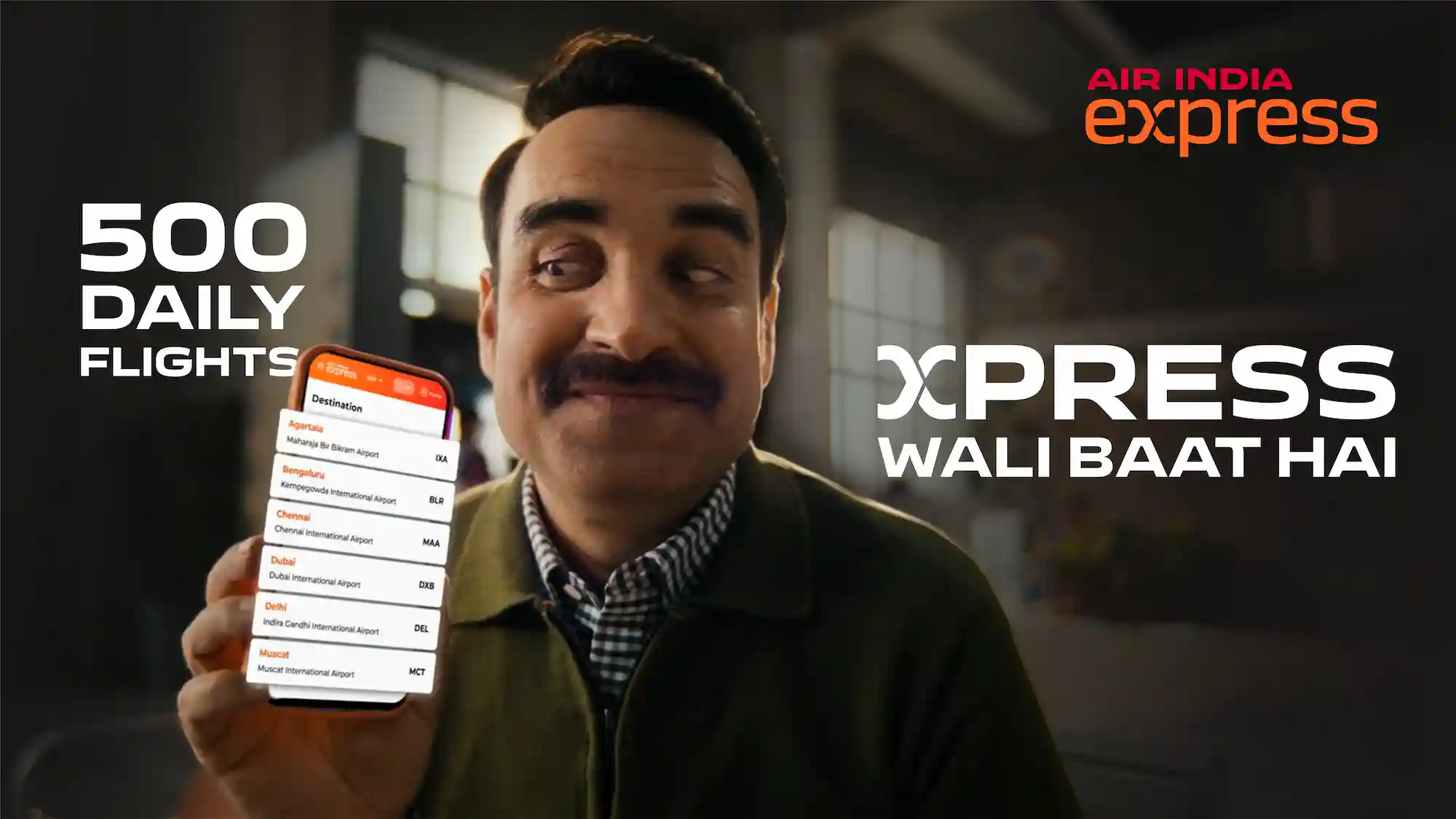 AIR INDIA EXPRESS LAUNCHES ‘XPRESS WALI BAAT HAI’ CAMPAIGN FEATURING PANKAJ TRIPATHI