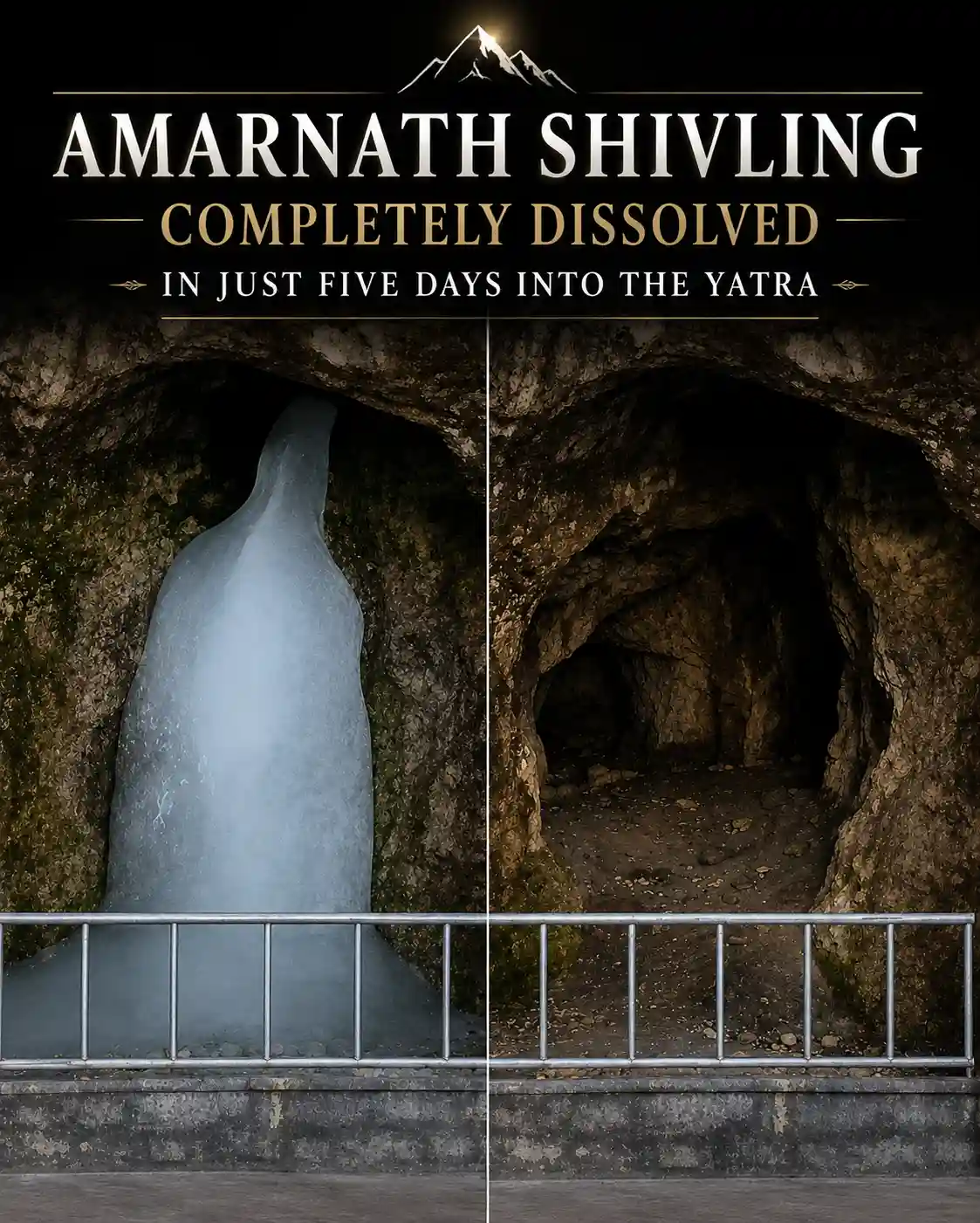 Amarnath Ice Shivling Disappears Within Days Of Yatra: Could Global Warming Be A Reason?