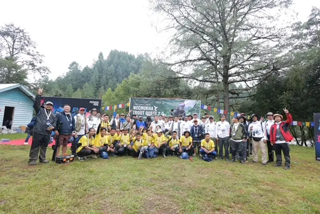 Anglers at Mechukha Trout Quest 2026