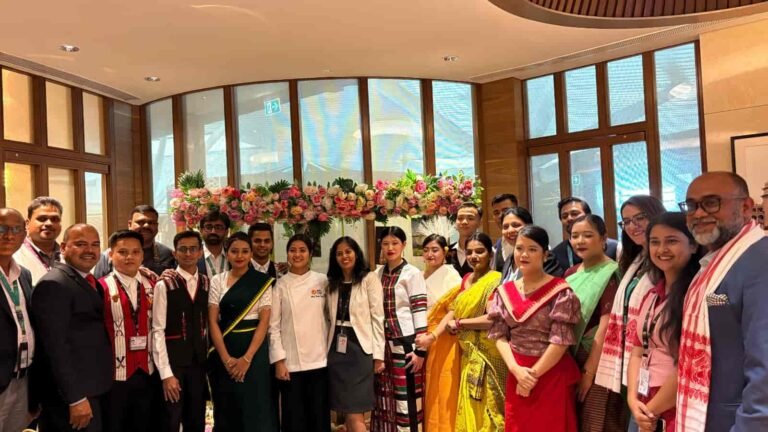 The North East Table at 080 Lounge featuring authentic Northeast Indian cuisine at Bengaluru Airport