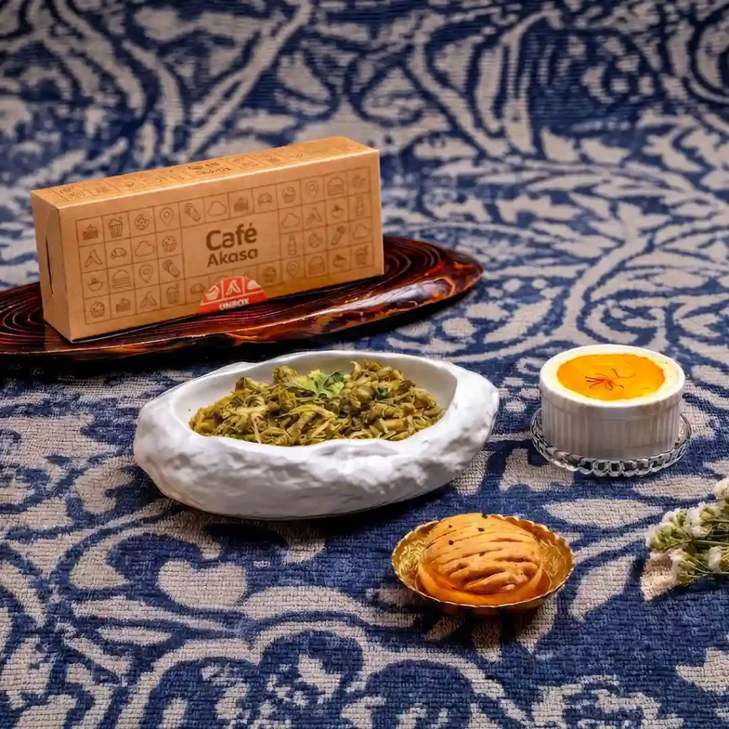 Café Akasa Navroz Special Meal featuring Parsi cuisine