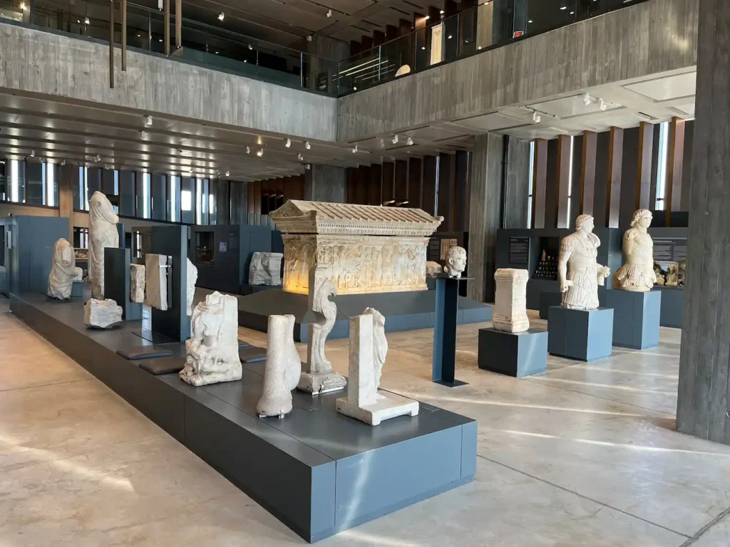 Ancient City of Troy archaeological site in Çanakkale Türkiye